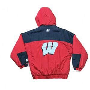 Vintage Starter Wisconsin Pullover Jacket